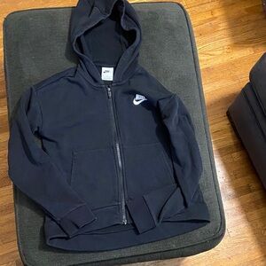 Nike Kids size L black Hoodie VGUC
